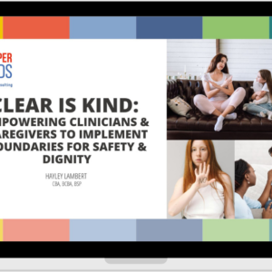 Clear is kind