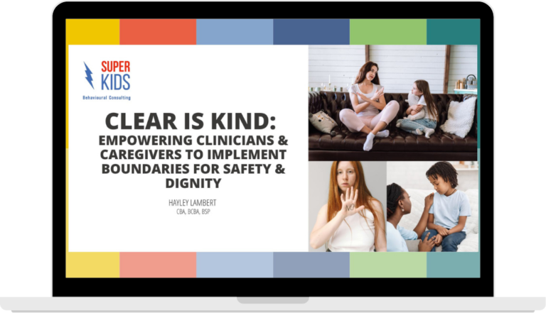 Clear is kind